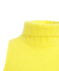 Top in maglia con dolcevita #giallo