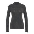 Maglia jersey con strass #nero