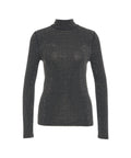 Maglia jersey con strass #nero