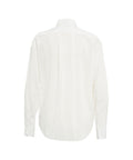 Camicia a righe con volant #bianco