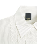 Camicia a righe con volant #bianco