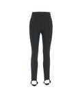 Pantaloni aderenti con staffa #nero