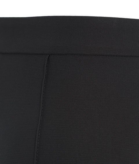 Pantaloni aderenti con staffa #nero