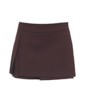 Mini skort in misto lana 'Novalis' #rosso