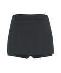 Mini skort in misto lana 'Novalis' #nero