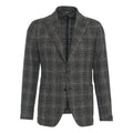 Blazer monopetto in tweed #grigio