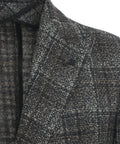 Blazer monopetto in tweed #grigio