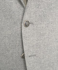 Blazer monopetto in misto lana vergine #grigio