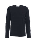 Maglione in misto lana #blu