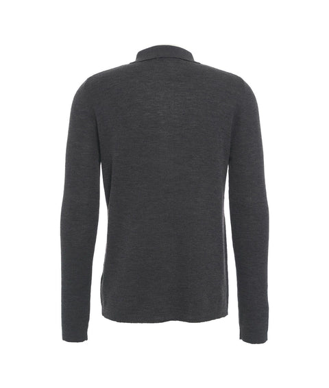 Maglione in lana vergine #grigio