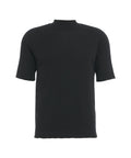 T-shirt in lana vergine #nero