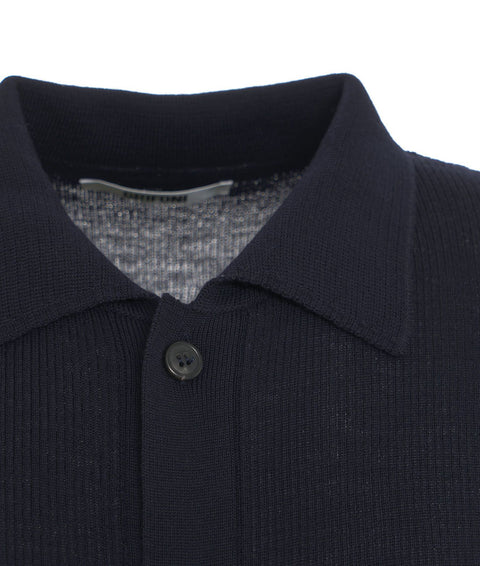 Cardigan in maglia #blu