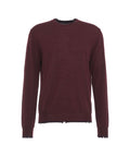 Maglione leggero distressed-look #rosso