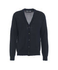 Cardigan in lana vergine #blu