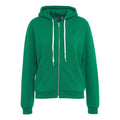 Felpa con cappuccio e zip #verde