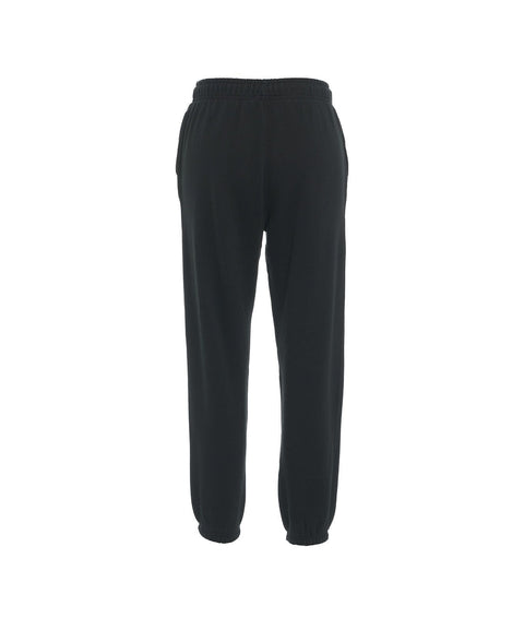 Joggers con logo ricamato #nero