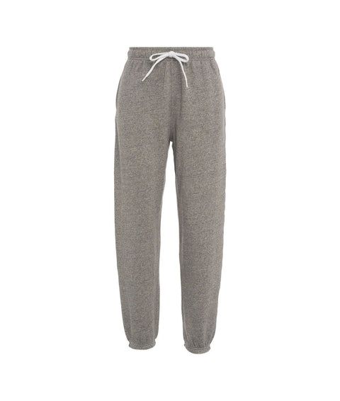 Joggers con logo ricamato #grigio