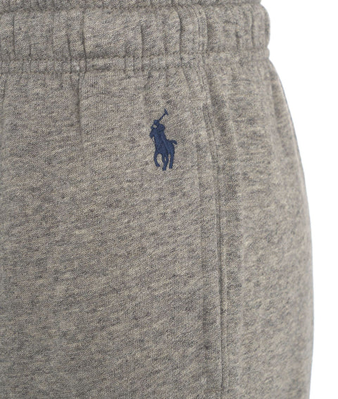 Joggers con logo ricamato #grigio