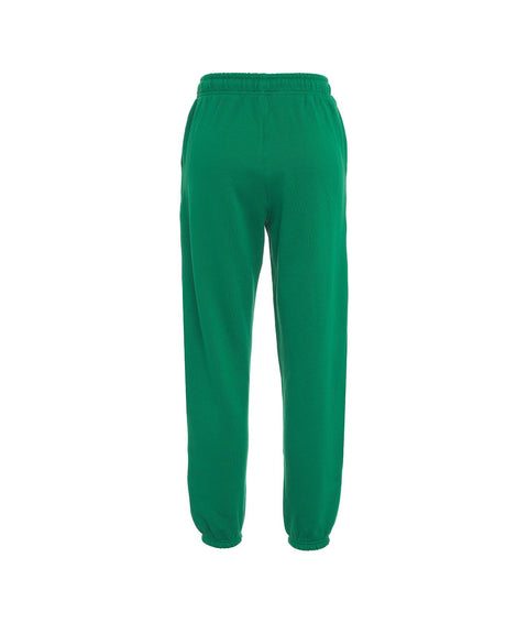 Joggers con logo ricamato #verde