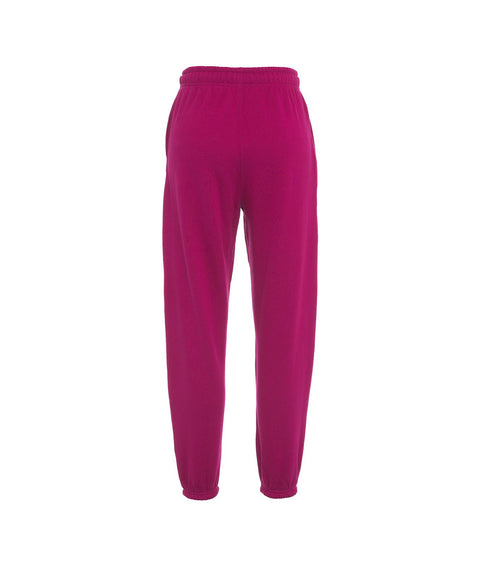 Joggers con logo ricamato #pink