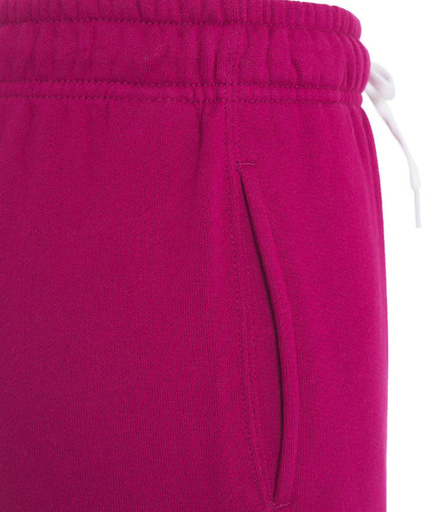 Joggers con logo ricamato #pink