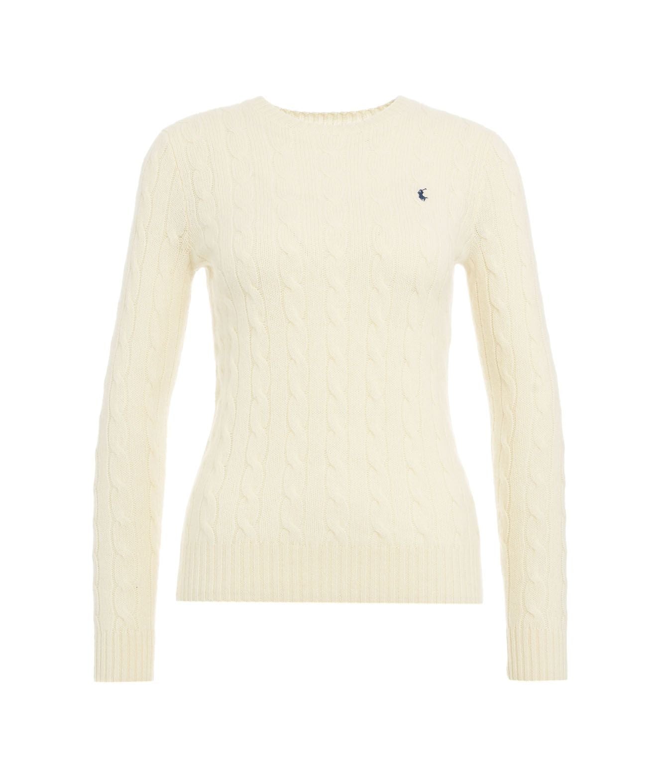 Polo Ralph Lauren Cable knit sweater White Woman MAXIMILIAN