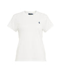 T-shirt con logo ricamato #bianco