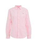 Camicia con logo ricamato #rosa