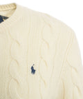 Cardigan in lavorazione intrecciata #bianco