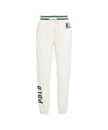 Pantaloni jogging con dettagli logo #bianco