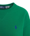 Felpa con ricamo del logo #verde