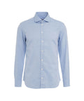 Camicia con stampa geometrica #blu