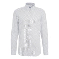 Camicia button-down con stampa floreale #bianco