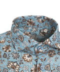 Camicia con stampa #blu