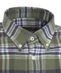 Camicia di flanella con motivo a quadri #verde