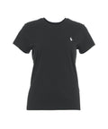 T-shirt con logo ricamato #nero