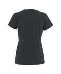 T-shirt con logo ricamato #nero