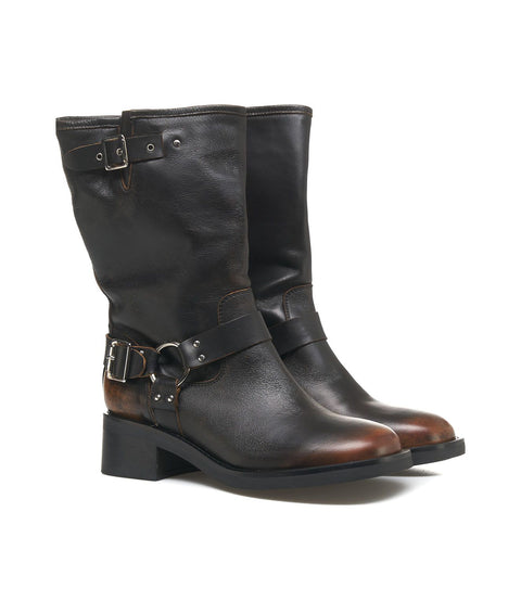 Biker Boots #marrone