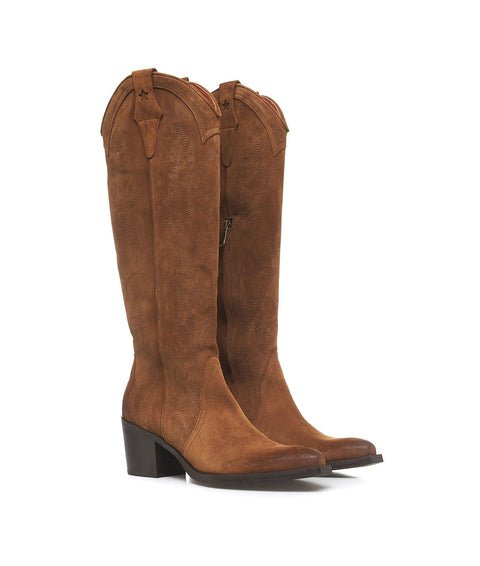 Western boots #marrone