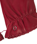 Guanti in pelle nappa #rosso