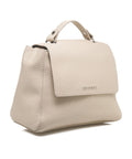 Borsa a mano in nappa "Sveva Soft Small" #beige