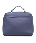 Borsa a mano in nappa "Sveva Soft Small" #blu