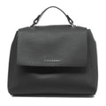 Borsa a mano in nappa "Sveva Soft Small" #nero