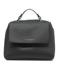 Borsa a mano in nappa "Sveva Soft Small" #nero