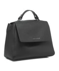 Borsa a mano in nappa "Sveva Soft Small" #nero