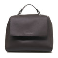 Borsa a mano in nappa "Sveva Soft Small" #marrone