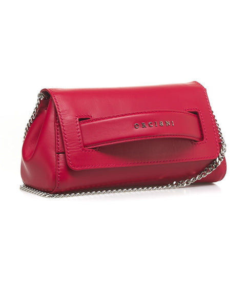 Mini borsa a mano in pelle #rosso