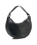 Moon bag in effetto cocco #nero