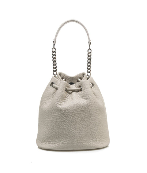 Mini borsa a secchiello #grigio