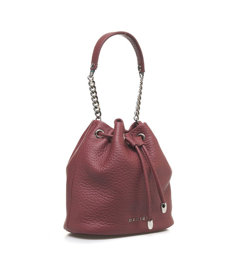 Mini borsa a secchiello #rosso